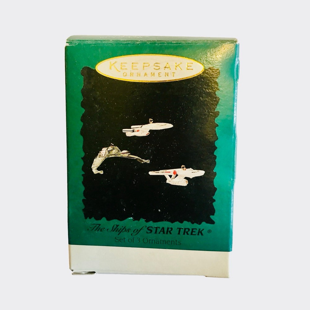 Hallmark Keepsakes Ships of Star Trek Ornaments Set of 3